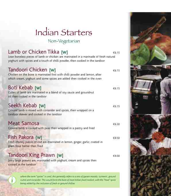 Copper & Spice Menu 3